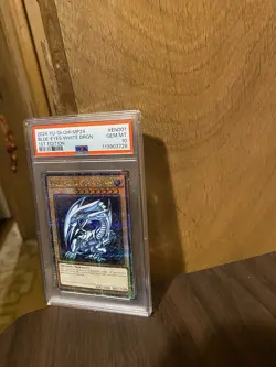 Yu-Gi-Oh PSA 10 Blue-Eyes White Dragon MP24-EN001 QCR 1st Edition - Image 3
