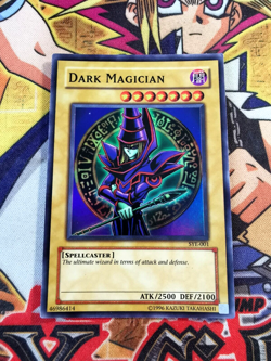 Dark Magician sye-001 Unltd Ed (LP/MP) Super Rare Yu-Gi-Oh! - Image 1