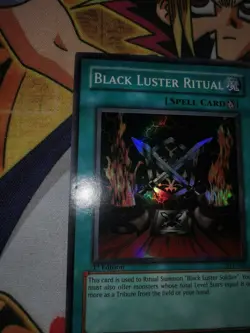 Black Luster Ritual sye-025 *COLOUR MISPRINTU* 1st Ed (MP) Super Rare Yu-Gi-Oh! - Image 3