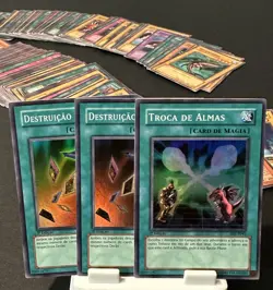 Complete Set And Lot Of Vintage Yu-Gi-Oh Rare 1st Edition Portuguese DIY DIJ LDD - Image 2