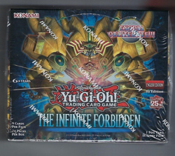 Yugioh The Infinite Forbidden Booster Box 1st Edition Factory Sealed - Image 1