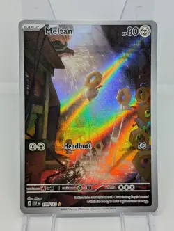 Pokemon TCG Meltan 179/162 Temporal Forces Special Illustration Rare Card NM - Image 1