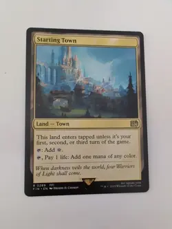 Starting Town #289 - FINAL FANTASY Magic The Gathering Rare MTG TCG - Image 1