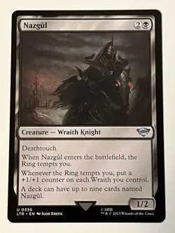 Nazgul The Lord of the Rings MTG Non-Foil Regular 0336 - Image 1