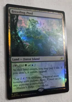 1x Breeding Pool - Foil MTG Edge of Eternities NM Magic Foil near Mint! - Image 2