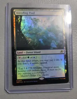 1x Breeding Pool - Foil MTG Edge of Eternities NM Magic Foil near Mint! - Image 4
