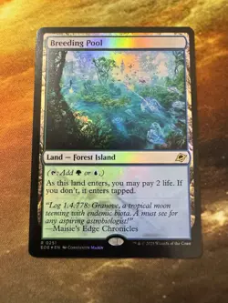 1x Breeding Pool - Foil MTG Edge of Eternities NM Magic Foil near Mint! - Image 3