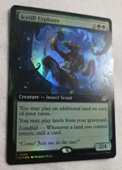 MTG Edge of Eternities *FOIL* EXTENDED ART R Icetill Explorer #0343 - Image 2