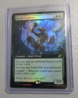 MTG Edge of Eternities *FOIL* EXTENDED ART R Icetill Explorer #0343 - Image 4