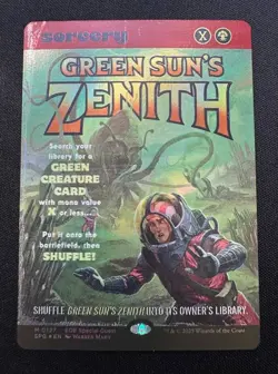 🌈 Green Sun's Zenith - FOIL - Special Guest MTG #127 - Edge Of Eternities - NM - Image 1