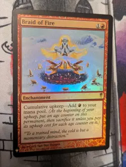 Braid of Fire FOIL | The List | NM/Mint MtG : Magic the Gathering - Image 1