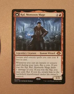 MTG Ral, Monsoon Mage x1 NM from Modern Horizons 3 (MH3) - Image 1