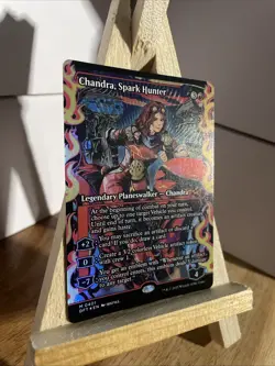 2025 MTG Aetherdrift Chandra Spark Hunter (Showcase) Foil #401 Mythic Mint Look! - Image 3