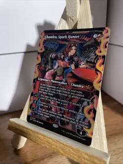 2025 MTG Aetherdrift Chandra Spark Hunter (Showcase) Foil #401 Mythic Mint Look! - Image 4