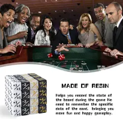 MTG Dice Counters 48 Piece Magic Gathering Token Sparkle Dice Set - Image 4