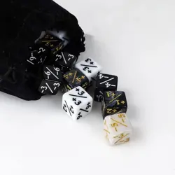 MTG Dice Counters 48 Piece Magic Gathering Token Sparkle Dice Set - Image 3