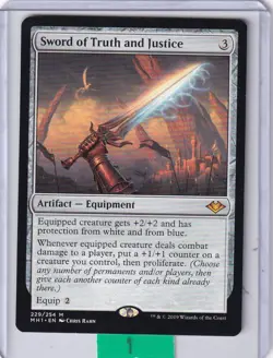 Sword of Truth and Justice * Modern Horizons MTG Magic - Image 1