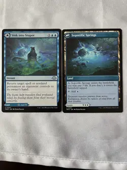 MTG - SINK INTO STUPOR // SOPORIFIC SPRINGS - Modern Horizons 3 (U) - Image 2