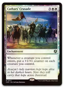 Cathars' Crusade #17 (Foil) (NM) Innistrad Remastered INR Magic MTG - Image 1