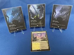 Four Pain Lands, 2x Godless Shrine & 2x Watery Grave, MTG EOE - Image 1