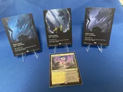 Four Pain Lands, 2x Godless Shrine & 2x Watery Grave, MTG EOE - Image 2