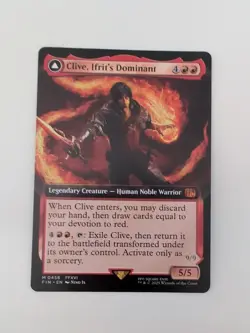 Clive, Ifrit's Dominant Extended Art Final Fantasy MTG NM - Image 1
