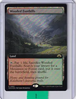Wooded Foothills (Extended Art) FOIL * Modern Horizons 3 - Variants MTG Magic - Image 1