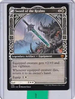 Halvar God of Battle/Sword of the Realms (Showcase) * Kaldheim Variants MTG - Image 2