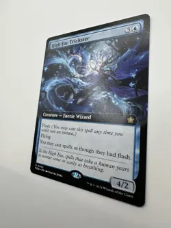 MTG TCG High Fae Trickster (Extended Art) Foundations - Image 3