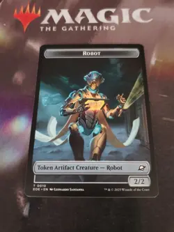 Mtg. Tezzeret, Cruel Captain / Robot Double-Sided Token. Edge Of Eternities. Nm - Image 2