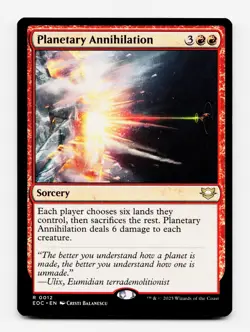 Planetary Annihilation [Commander: Edge of Eternities] MTG Magic NM/M 🔥 - Image 1