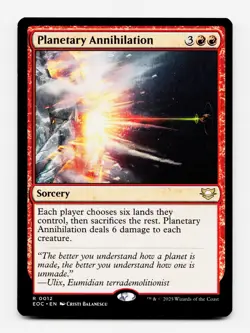Planetary Annihilation [Commander: Edge of Eternities] MTG Magic NM/M 🔥 - Image 3