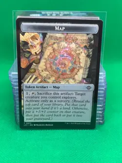 Map / Merfolk 0005 Token MTG Magic the Gathering Card - Lost Caverns LCC - Image 1