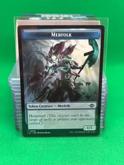 Map / Merfolk 0005 Token MTG Magic the Gathering Card - Lost Caverns LCC - Image 2