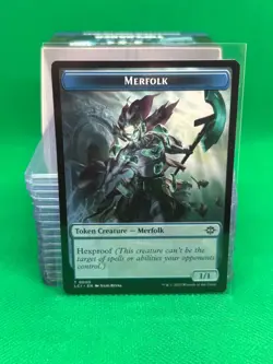 Boar / Merfolk 0005 Token MTG Magic the Gathering Card - Lost Caverns LCC - Image 2