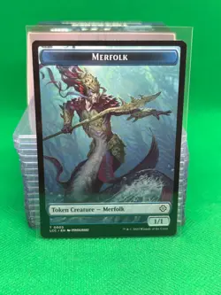 Boar / Merfolk 0003 Token MTG Magic the Gathering Card - Lost Caverns LCC - Image 2