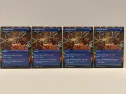 4x NM Thought Scour (Borderless) Double Masters 2022 Regular MTG - Image 1