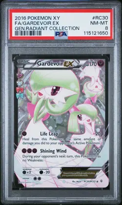 Pokemon TCG Gardevoir EX RC30-32 Generations: Radiant Collection Holo - PSA 8 - Image 1