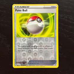 Poke Ball 137/159 Pokemon Crown Zenith Sword & Shield Reverse Holo Common NM - Image 1