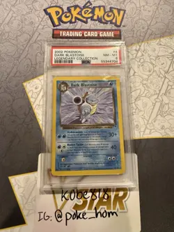 2000 Pokemon TCG Rocket Dark Blastoise Non-Holo 1st Edition PSA 8 #20/82 - Image 1