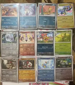 LOT OF 14 MASTERBALL/POKEBALL PATTERN BLACK AND WHITE POKEMON NM IN B&W SLEEVE - Image 1