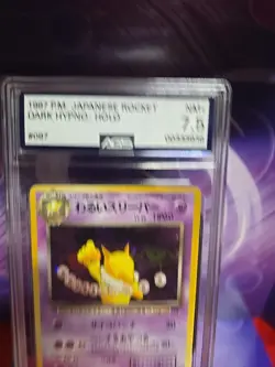1997 POKEMON JPN ROCKET #97 DARK HYPNO-HOLO AGS 7.5 NM+ FREE FAST SHIPPING - Image 3