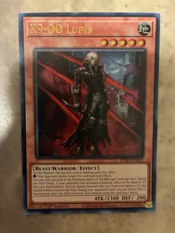 Yugioh! TCG - K9-00 Lupis - Ultra Rare - JUSH-EN034 - Justice Hunters - 1st - Image 1