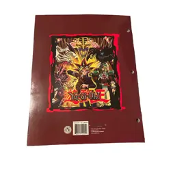 Yu-Gi-Oh! Yugioh Folders Lot Of 2 2003 Starpoint 3 Ring Hole Pockets Binder Used - Image 4