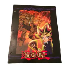 Yu-Gi-Oh! Yugioh Folders Lot Of 2 2003 Starpoint 3 Ring Hole Pockets Binder Used - Image 5