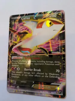 Latias EX 85/116 Ultra Rare 2013 Plazma Freeze Lightly Played Pokemon Card - Image 2