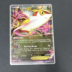 Latias EX 85/116 Ultra Rare 2013 Plazma Freeze Lightly Played Pokemon Card - Image 2