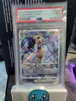 Pokemon TCG Zeraora VSTAR GG43/GG70 Crown Zenith Card PSA 9 - Image 1