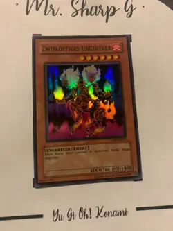 ZWEIKOPFIGES UNGEHEUER - DBT-DE003 DEUTSCH Yu-Gi-Oh! CARD SUPER RARE HOLO KONAMI - Image 4