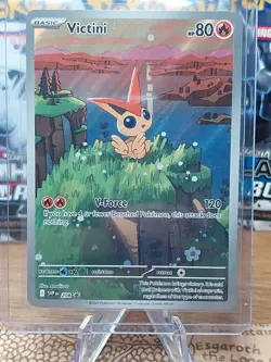 Victini Black Star Promo SVP208 NM+ Black Bolt White Flare Pokemon TCG Card - Image 1